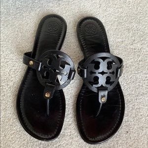 Tory Burch Black Miller Sandals